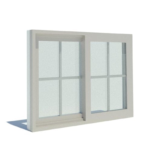 100 Series: Composite - Gliding Windows - Elevation