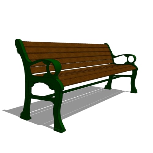 MBE-0310-00104 Bench (MLB310-W)
