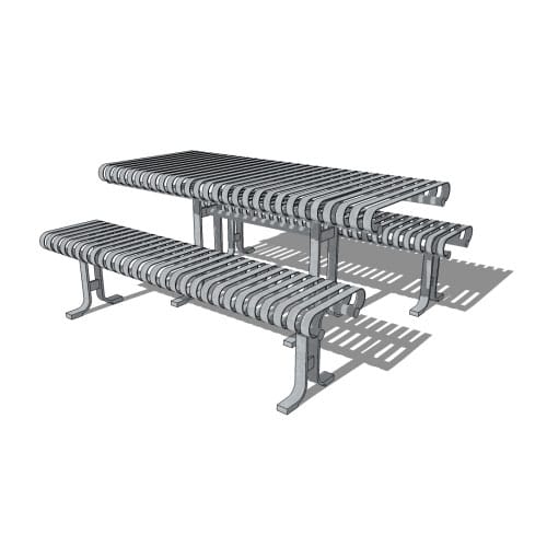 510 Table and Benches preview 1