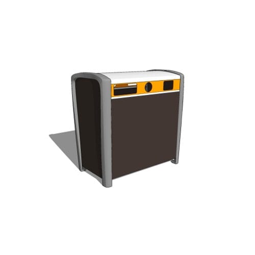 1400 Recycle Receptacle preview 3
