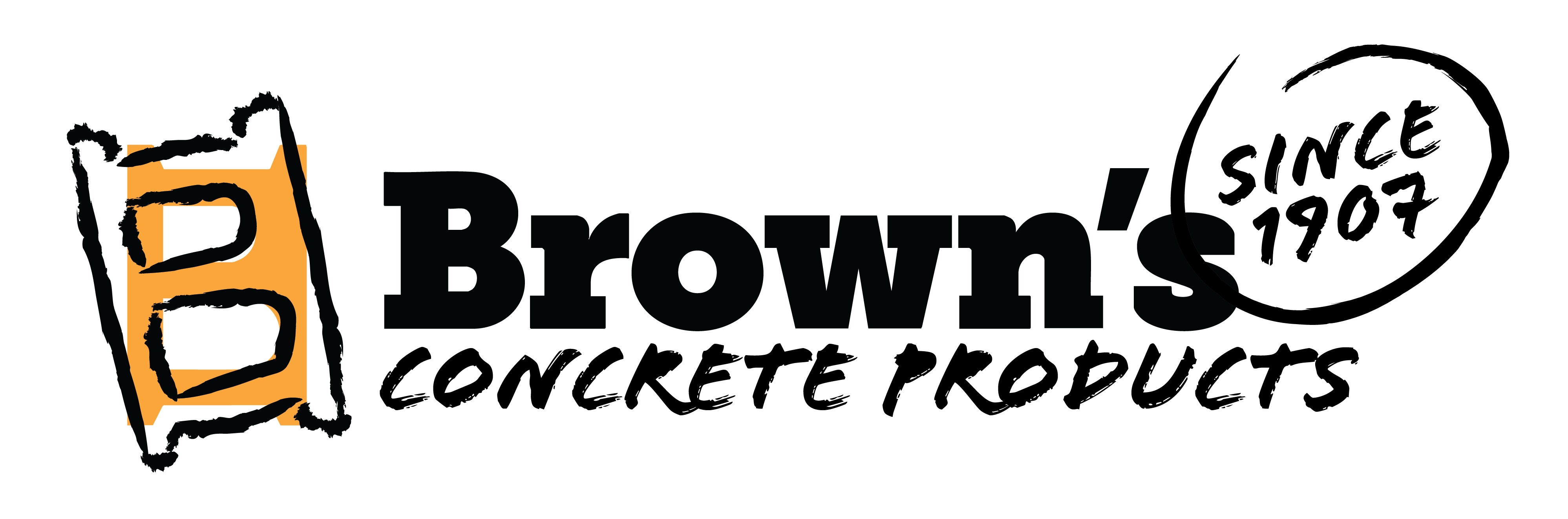 Brown's Concrete Products logo